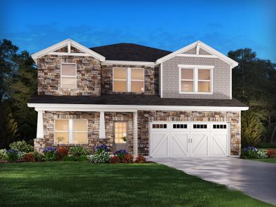 New construction Single-Family house Brentwood Basement, 163 Magnolia Drive, Dawsonville, GA 30534 - photo