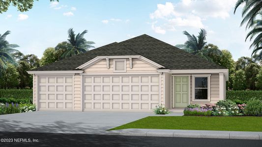 New construction Single-Family house 32 Hulett Woods Road, Palm Coast, FL 32137 CATALINA- photo 1 1