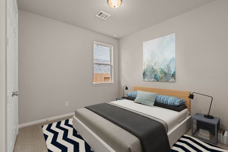 Third bedroom. Note: Sample product photo - actual exterior and interior selections may vary by homesite