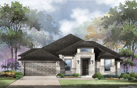 New construction Single-Family house 3039 Daplyn Park, Bulverde, TX 78163 Crown : 60-2728F.1- photo 0