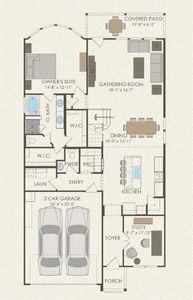 Pulte Homes, Hamilton floor plan