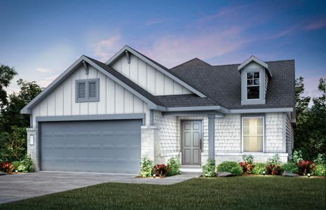 New construction Single-Family house 17902 Cranberry Scoop Drive, Hockley, TX 77447 Hewitt- photo 0