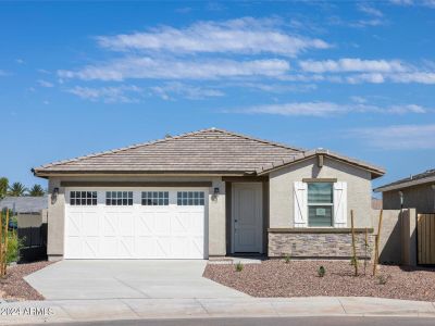 New construction Single-Family house 19000 N Silver Dog Way, Maricopa, AZ 85138 Leslie- photo 0