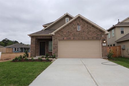 New construction Single-Family house 22375 Curly Mapple Drive Drive, New Caney, TX 77357 Gardenia- photo 1 1