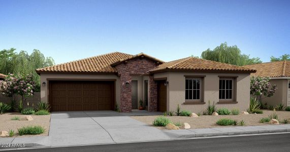 New construction Single-Family house 7729 S Balboa Drive, Queen Creek, AZ 85142 Flagstaff II- photo 0
