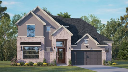 New construction Single-Family house 24123 Orchard Oriole Court, Katy, TX 77493 Rivercrest - 60' Lot- photo 1 1