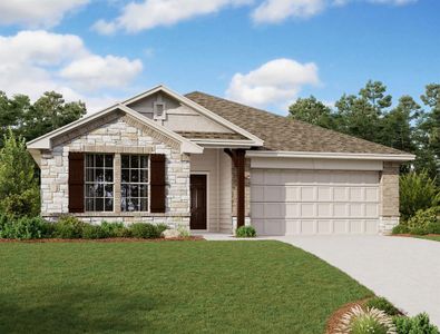 New construction Single-Family house 17210 Coppice Oak Drive, Hockley, TX 77447 Edison Homeplan- photo 0 0