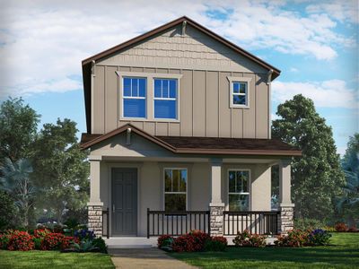 New construction Single-Family house 4613 Cross Prairie Parkway, Saint Cloud, FL 34772 Hurston- photo 0