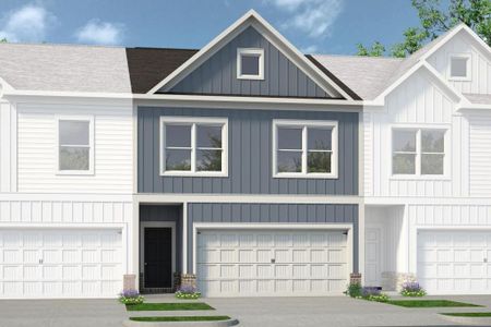 New construction Townhouse house 1154 Chastain Drive, Unit 17, Sugar Hill, GA 30518 Ellison II- photo 0