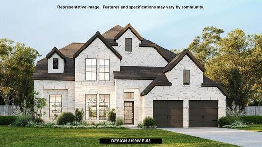 New construction Single-Family house 104 Trans Pecos Ct, Georgetown, TX 78628 Design 3399W- photo 0