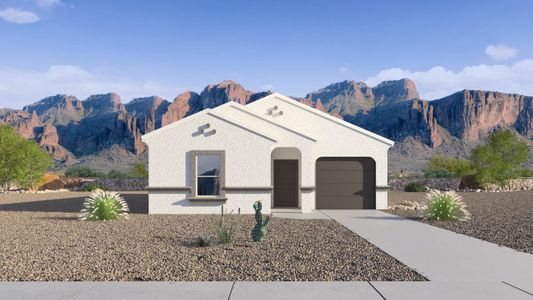 New construction Single-Family house 5528 E Arctic Ln, San Tan Valley, AZ 85140 Casey- photo 0