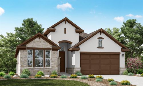 New construction Single-Family house 18731 Mystic Maple Ln, Cypress, TX 77433 Bluebell- photo 0