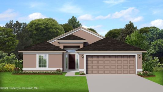 New construction Single-Family house 4356 Sutherland Street, Spring Hill, FL 34609 1635- photo 0