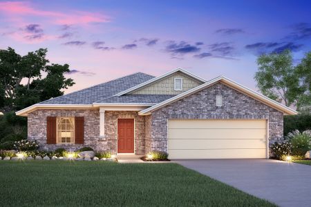 New construction Single-Family house Desoto, 801 Stonemanor Bay, Seguin, TX 78155 - photo