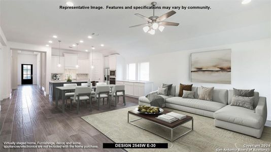 New construction Single-Family house 1809 Luna Street, New Braunfels, TX 78132 Design 2545W- photo 4 4