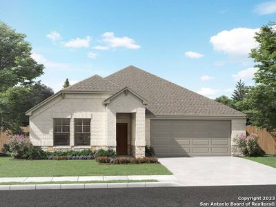 New construction Single-Family house 218 Cherry Creek, Cibolo, TX 78108 The Fitzhugh (C402)- photo 0