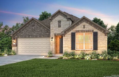 New construction Single-Family house 12271 Black Hat, San Antonio, TX 78254 Dayton- photo 0 0