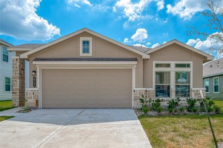 New construction Single-Family house 10131 Basil Beebalm Trail, Magnolia, TX 77354 Mia- photo 0