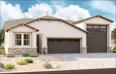 New construction Single-Family house 17621 W Running Deer Trail, Surprise, AZ 85387 Pewter- photo 0