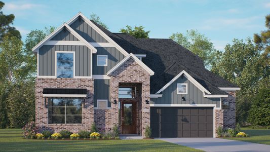New construction Single-Family house 24123 Orchard Oriole Court, Katy, TX 77493 Rivercrest - 60' Lot- photo 0 0