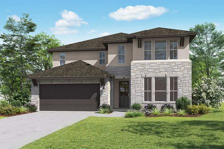 New construction Single-Family house 204 Oak Blossom Road, Liberty Hill, TX 78642 McKinney- photo 0 0