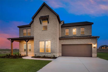 New construction Single-Family house 134 Red Cliff Court, Rhome, TX 76078 Lantana- photo