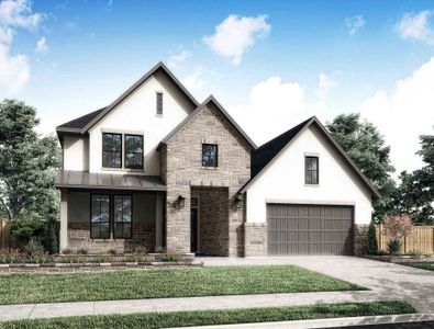 New construction Single-Family house 9819 Daffodil Springs Drive, Richmond, TX 77407 Barnhart- photo 0
