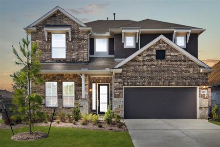 New construction Single-Family house 18307 Tiger Flowers Drive, Conroe, TX 77302 MacAlister- photo 0