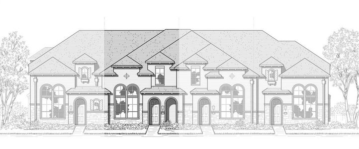 New construction Townhouse house 14512 Walsh Avenue, Aledo, TX 76008 Chatham Plan- photo 1 1
