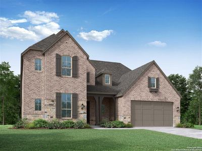 New construction Single-Family house 28507 Lucille Place, Boerne, TX 78006 Roxburgh Plan- photo 0