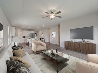 The Oleander floorplan with the Balanced interior package.