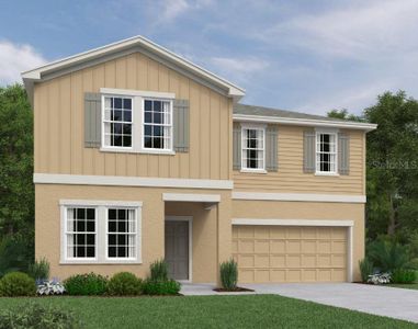 New construction Single-Family house 1595 Meadowlark Drive, Deltona, FL 32725 Teton Homeplan- photo 0 0