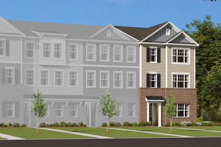 New construction Townhouse house Alder End, 408 Matthews-Indian Trail Road, Indian Trail, NC 28079 - photo