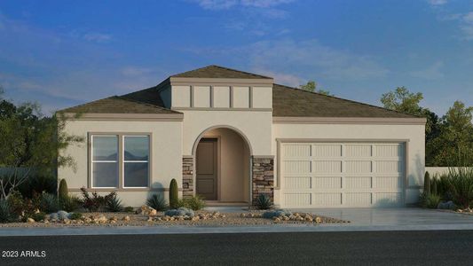 New construction Single-Family house 3727 E Fiesta Flower Lane, San Tan Valley, AZ 85140 Albany- photo 0
