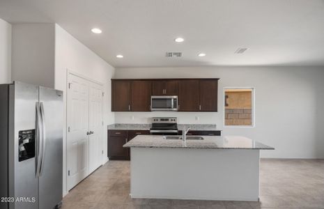 New construction Single-Family house 43704 W Cypress Lane, Maricopa, AZ 85138 Bluebell- photo 1 1