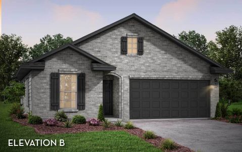 New construction Single-Family house Athena, 201 Water Grass Trail, Clute, TX 77531 - photo