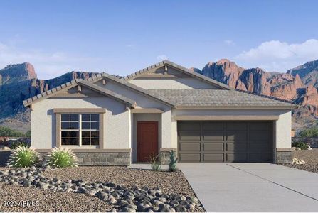 New construction Single-Family house 10407 W Sonrisas Street, Tolleson, AZ 85353 Blackstone- photo 1 1