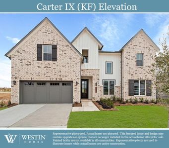 New construction Single-Family house 32539 Fly Fish Way, Fulshear, TX 77441 The Carter IX- photo 0