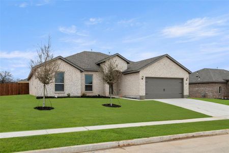 New construction Single-Family house 405 Basalt Drive, Azle, TX 76020 Cromwell II- photo