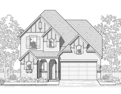 New construction Single-Family house 104 Sea Pink Ln, Georgetown, TX 78628 Panamera Plan- photo 0
