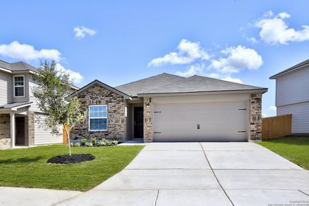 New construction Single-Family house 14919 Telfaire Meadow, Von Ormy, TX 78073 - photo 0