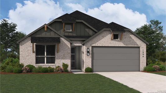 New construction Single-Family house 1678 Hidden Fox, New Braunfels, TX 78132 Monet Plan- photo 0 0