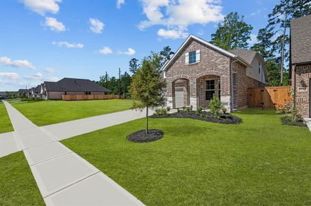 New construction Single-Family house 1349 Lakeside Creek Road, Magnolia, TX 77354 The Thornleigh- photo 1 1