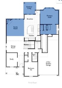 New construction Single-Family house 561 Pebble Drive, Waxahachie, TX 75167 Blenheim Plan- photo