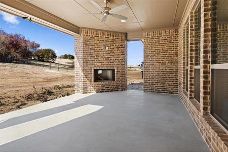 New construction Single-Family house 621 Bent Tree Lane, Weatherford, TX 76085 The Harper- photo 32 32