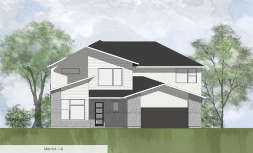 New construction Single-Family house 17017 Sanglier Drive, Austin, TX 78738 Merrick II A- photo 0