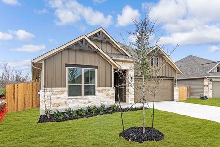 New construction Single-Family house 307 Brookside St, Hutto, TX 78634 Grandview- photo 1 1