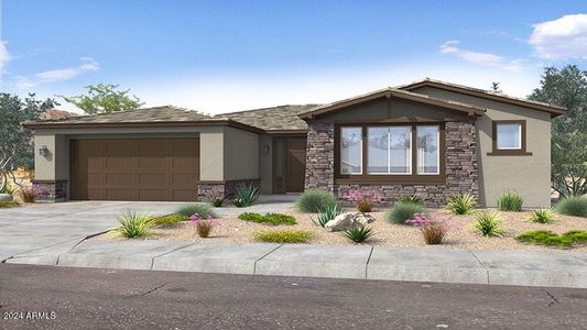 New construction Single-Family house 1301 W Via De Olivos, Queen Creek, AZ 85140 Havasupai- photo 0