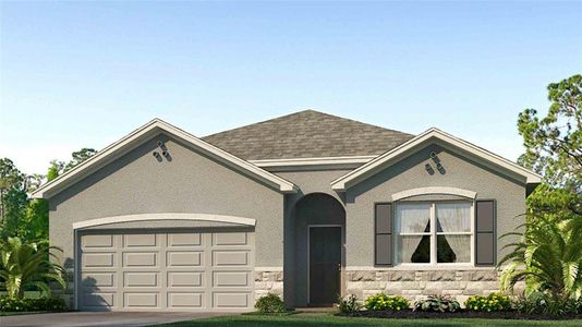 New construction Single-Family house 3151 Silver Date Drive, Wimauma, FL 33598 - photo 0 0