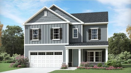 New construction Single-Family house Landrum III, 2401 Pikes Peak Drive, Raleigh, NC 27616 - photo